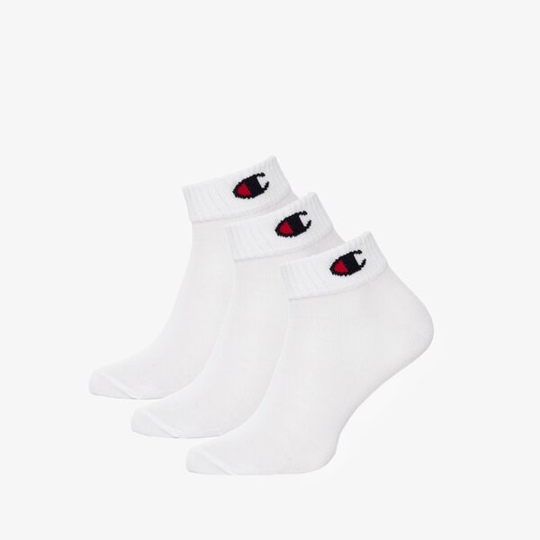 Дамски чорапи CHAMPION ЧОРАПИ 3PK QUARTER SOCKS u24559ww001 цвят бял