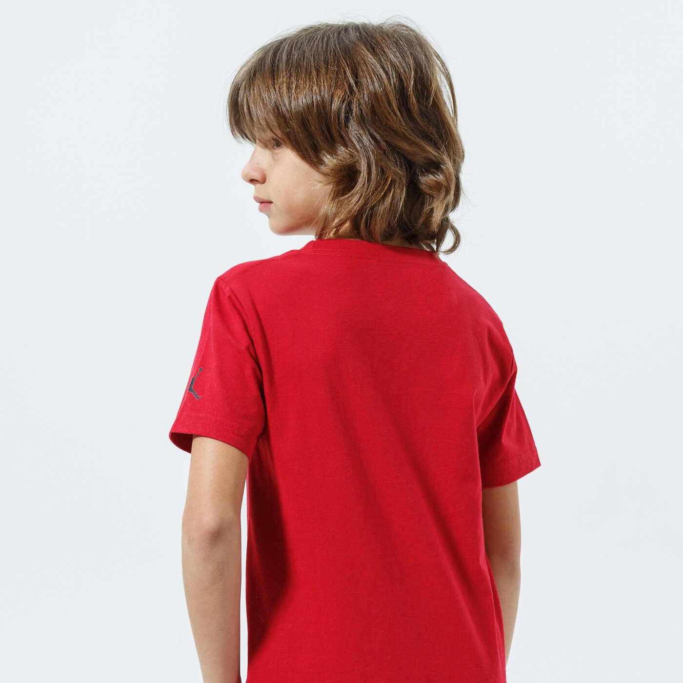 Детска тениска JORDAN ТЕНИСКА JORDAN AIR SS CREW 957299-r78 цвят бордо