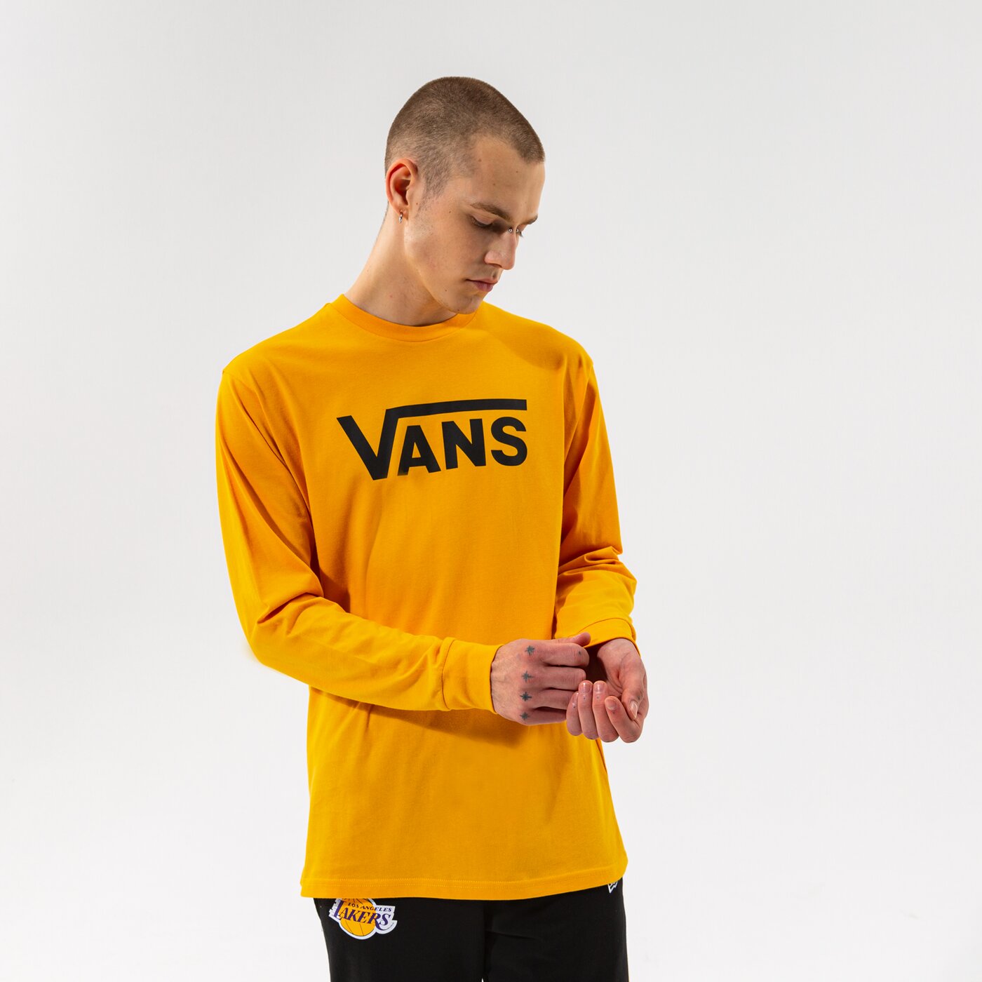 Мъжка тениска VANS ТЕНИСКА VANS CLASSIC LS vn000k6hz9g1 цвят жълт