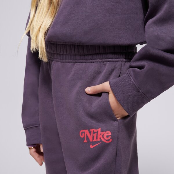 Детски панталони NIKE ПАНТАЛОНИ G NSW TREND FLC CF PANT GIRL hm0534-573 цвят тъмносин