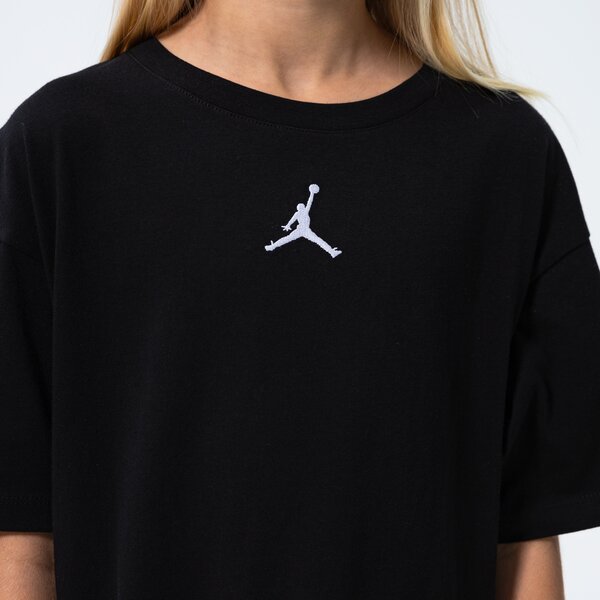 Детска тениска JORDAN ТЕНИСКА ESSENTIALS GIRL 45a770-023 цвят черен