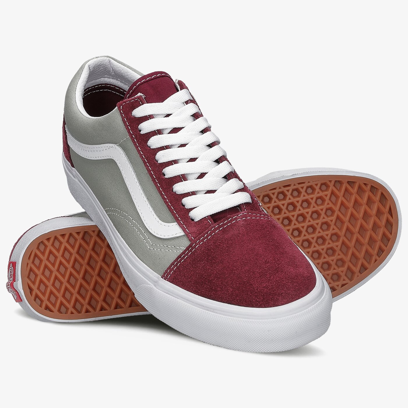 Мъжки маратонки VANS UA OLD SKOOL vn0a3wkt4pr1 цвят бордо