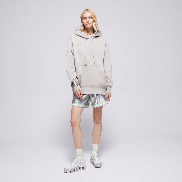 Дамски суичър NIKE СУИТЧЪР С КАЧУЛКА W NSW PHNX FLC OS PO HOODIE dq5860-009 цвят сив