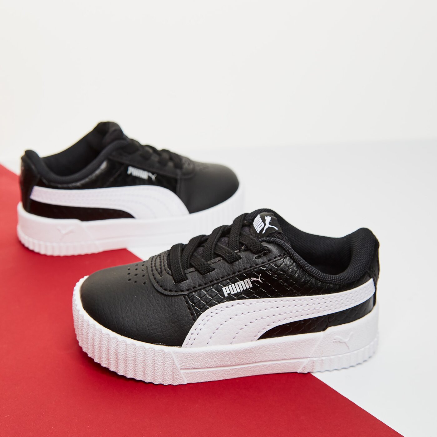 Детски маратонки PUMA CARINA SNAKE AC INF 37366602 цвят черен