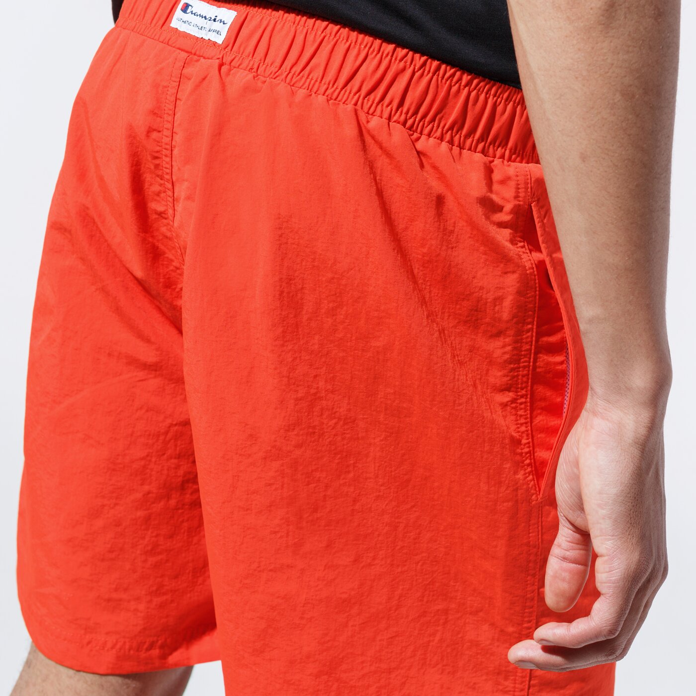 Мъжки къси панталони CHAMPION ШОРТИ BASIC SWIM SHORTS 215498ys057 цвят оранжев