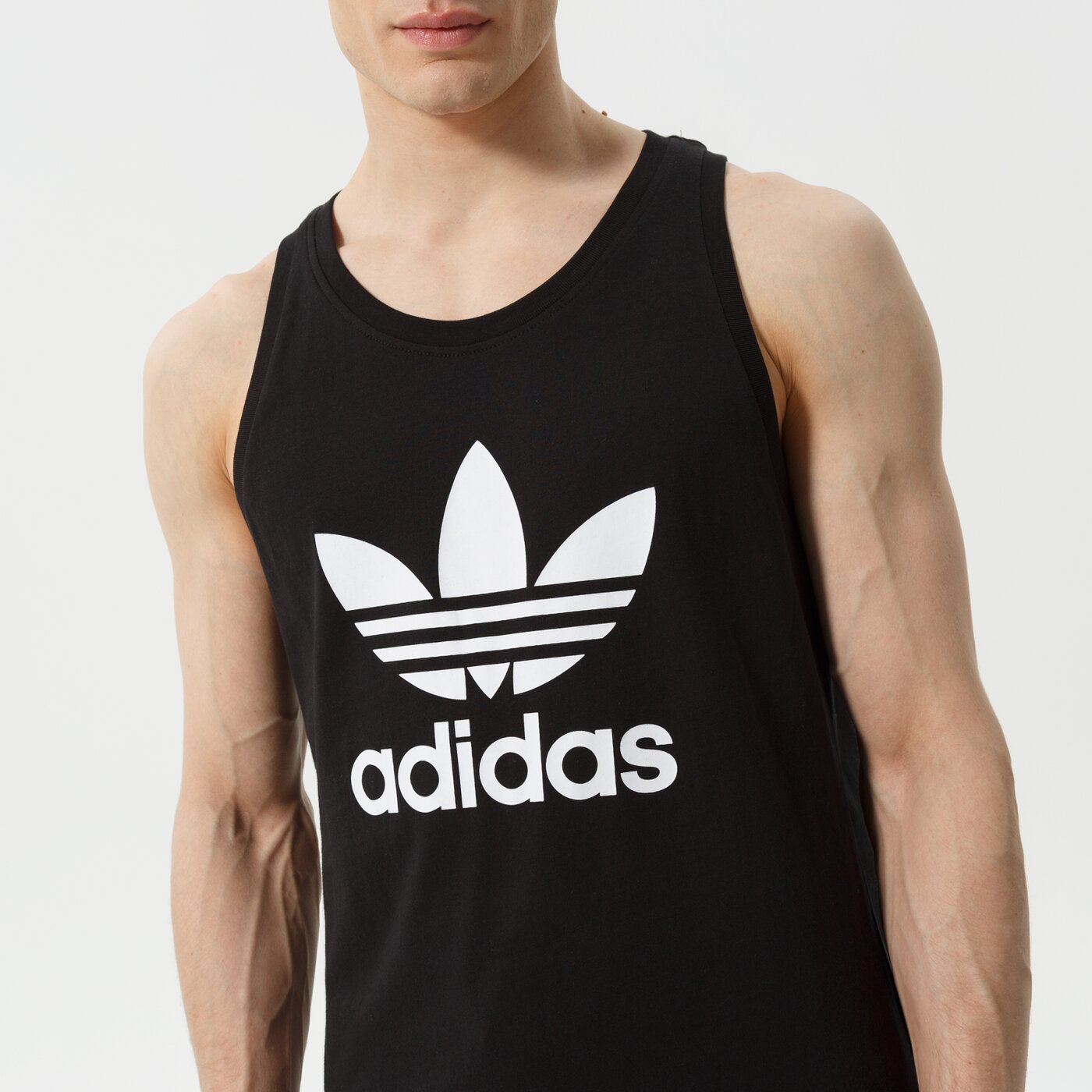 Мъжка тениска ADIDAS ПОТНИК TREFOIL h06634 цвят черен