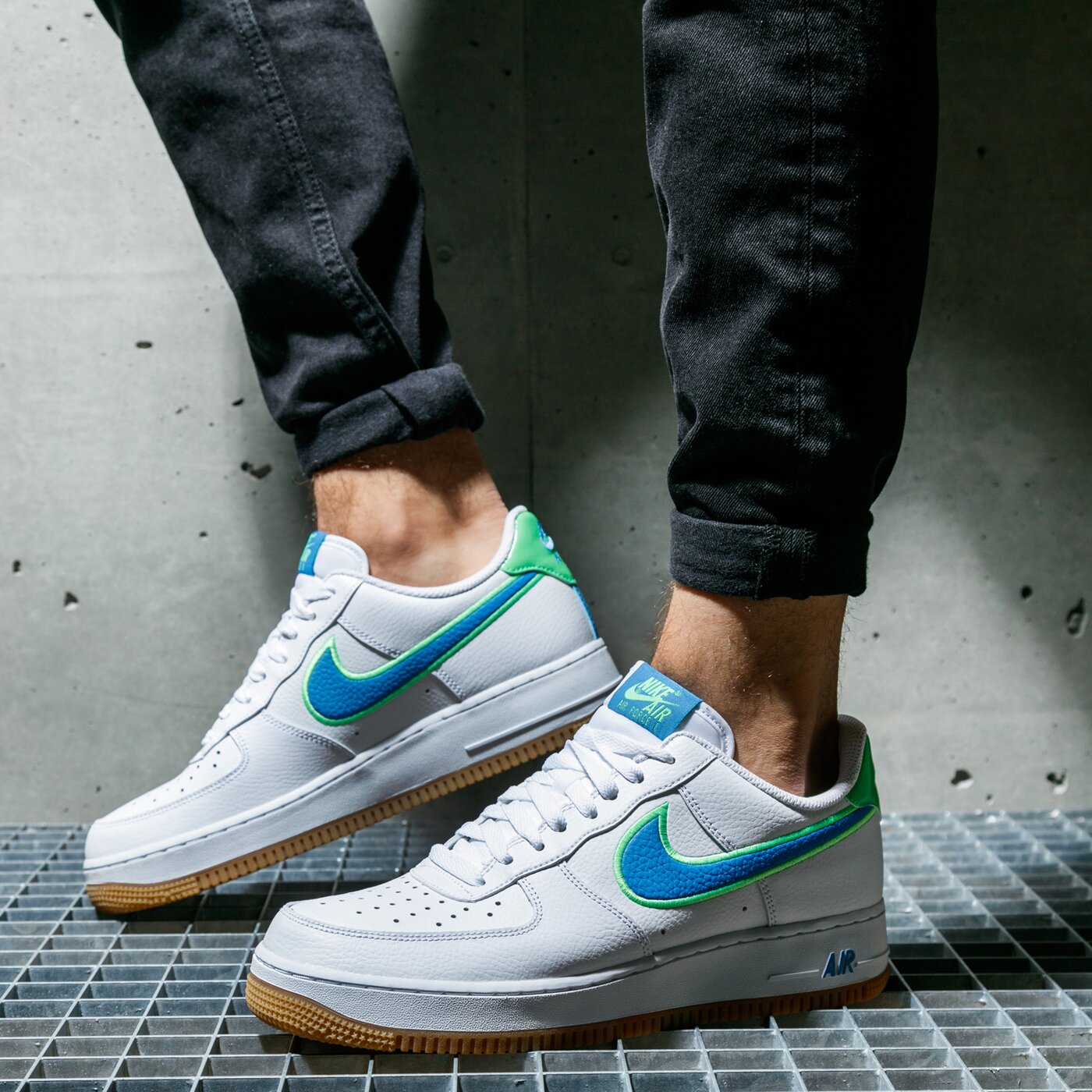 Мъжки маратонки NIKE AIR FORCE 1 '07 LV8 da4660-100 цвят бял