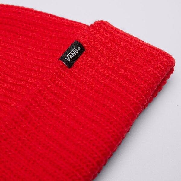 Дамска зимна шапка VANS ШАПКА MN CORE BASICS BEANIE vn000k9yizq1 цвят червен