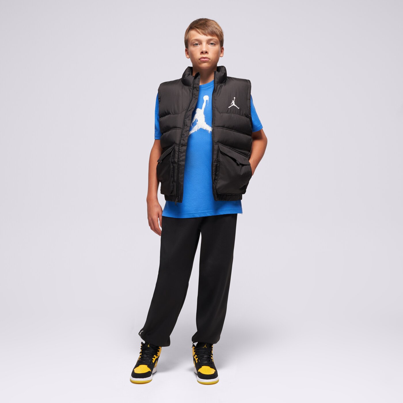 Детска тениска JORDAN ТЕНИСКА JDB MJ MVP JUMPMAN SS TEE BOY 95f062-bb7 цвят син