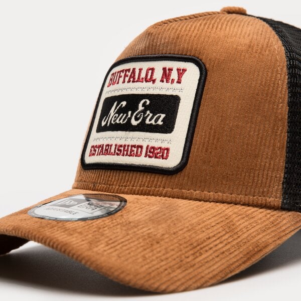 Мъжка шапка с козирка NEW ERA ШАПКА CORD TRUCKER NEWERA BRW NONE 60364187 цвят кафяв