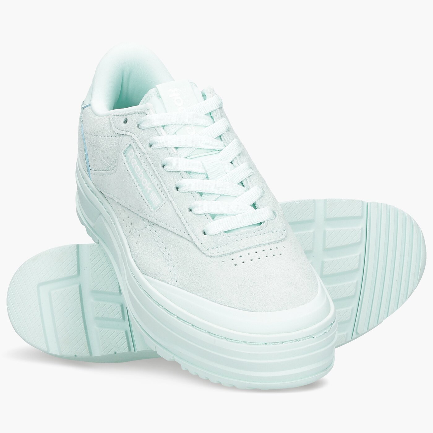 Дамски маратонки REEBOK CLUB C DOUBLE GEO gz7548 цвят зелен