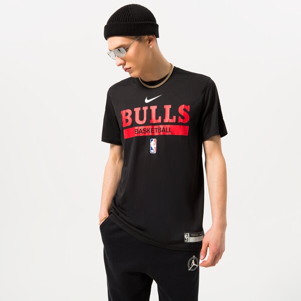 Мъжка тениска NIKE ТЕНИСКА CHICAGO BULLS dr6456-010 цвят черен