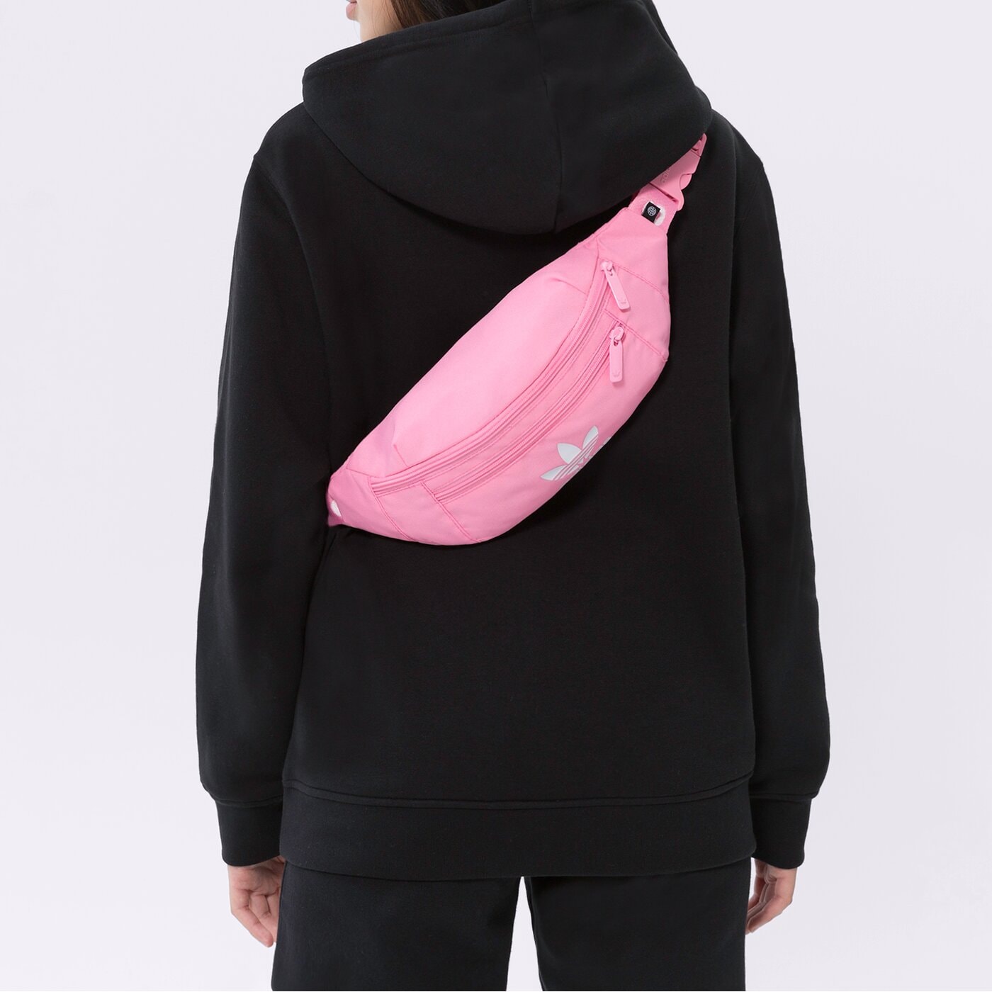 Дамска чанта за кръст ADIDAS ЧАНТА AC WAISTBAG hk2628 цвят розов