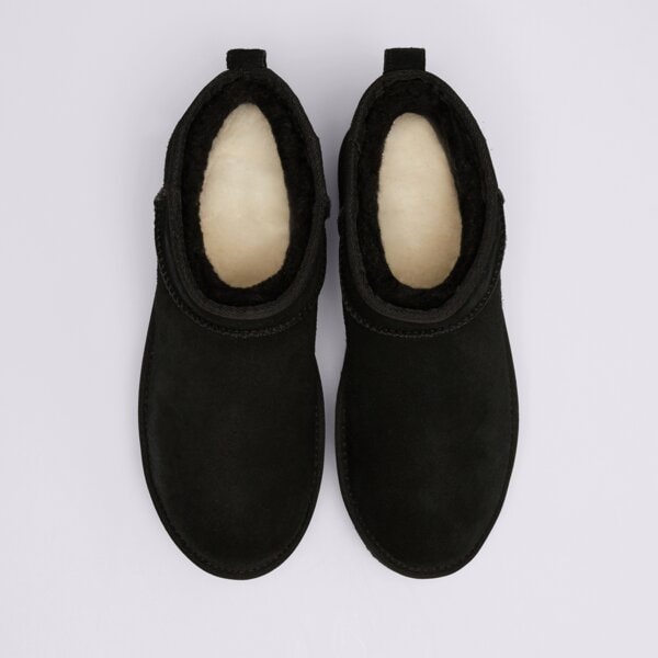 Детски кежуал UGG KIDS' CLASSIC ULTRA MINI PLATFORM 1157791k-blk цвят черен