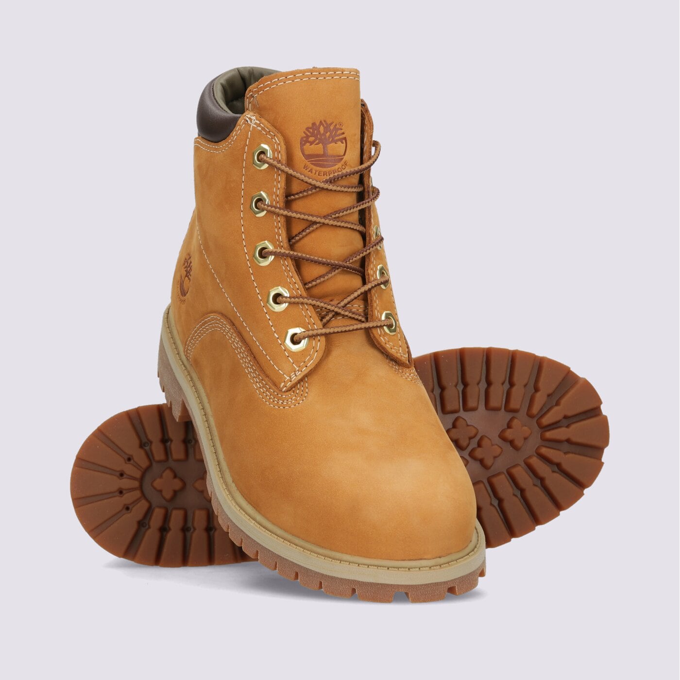 Детски боти TIMBERLAND ALBURN 6 INCH WP BOOT tb1a2fx62311 цвят жълт