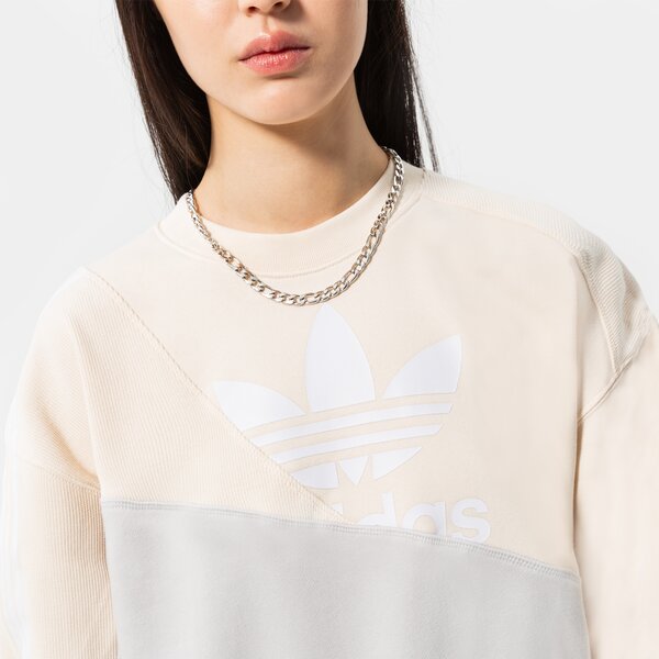 Дамски суичър ADIDAS СУИТЧЪР SWEATSHIRT hc7055 цвят сив