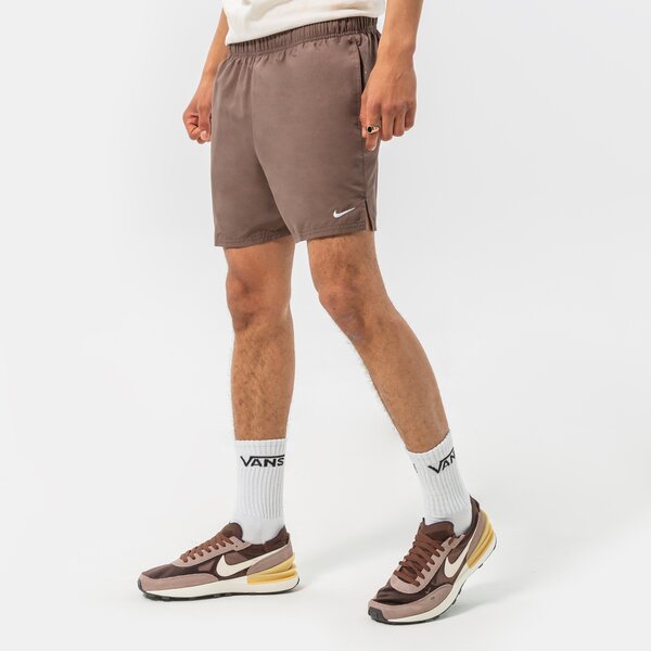 Мъжки къси панталони NIKE ШОРТИ NIKE ESSENTIAL 5" nessa560046 цвят кафяв