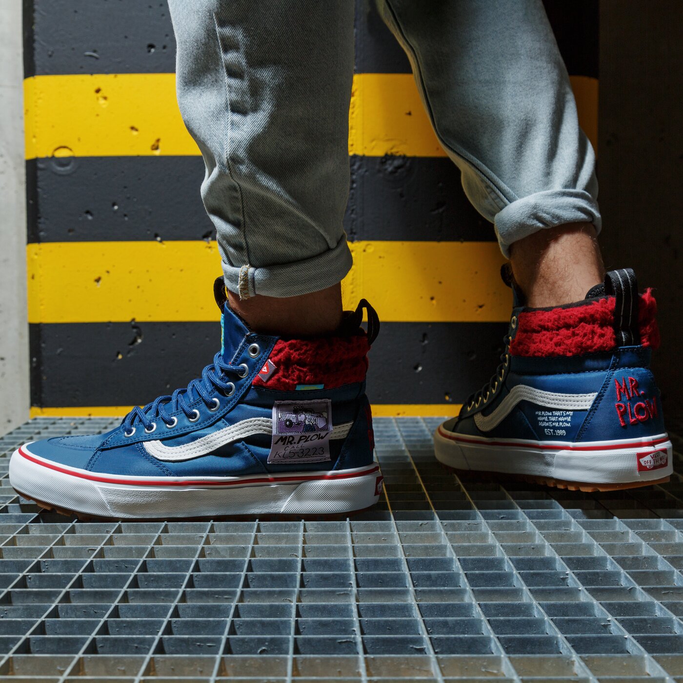 Мъжки маратонки VANS UA SK8-HI MTE 2.0 DX vn0a4p3i23v1 цвят син
