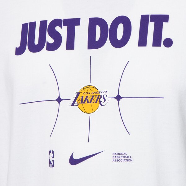 Мъжка тениска NIKE ТЕНИСКА LAL M NK ES NBA JDI SS TEE fq6282-100 цвят бял