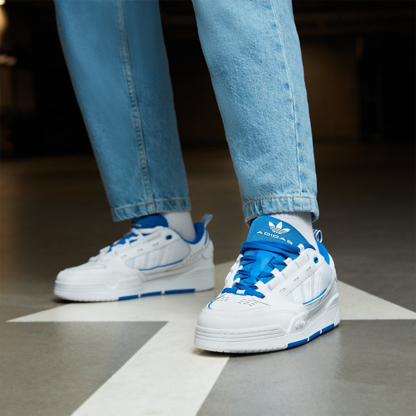 Мъжки маратонки ADIDAS ADI2000 gy2081 цвят бял