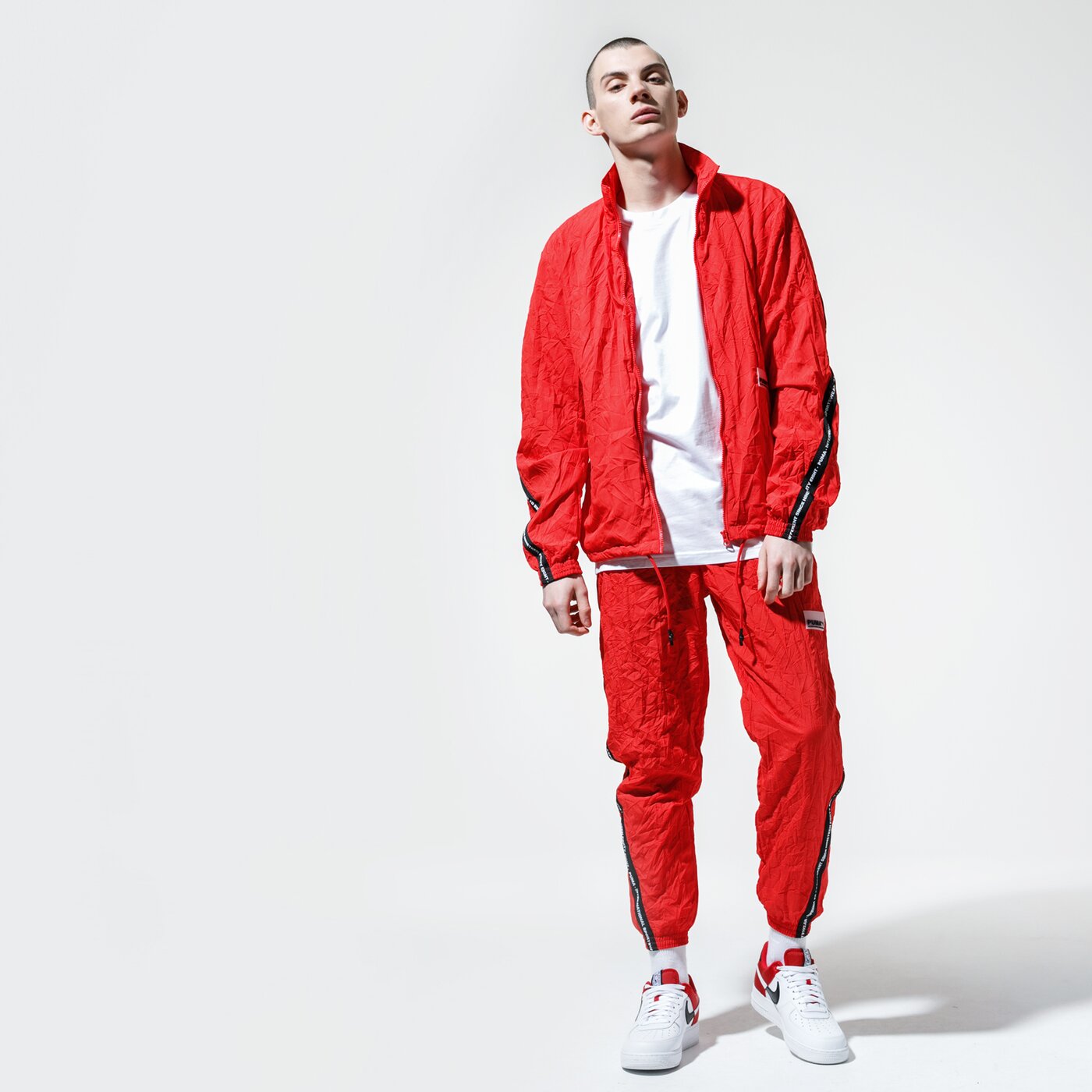 Мъжки панталони PUMA ПАНТАЛОНИ AVENIR WOVEN PANTS 59646111 цвят червен