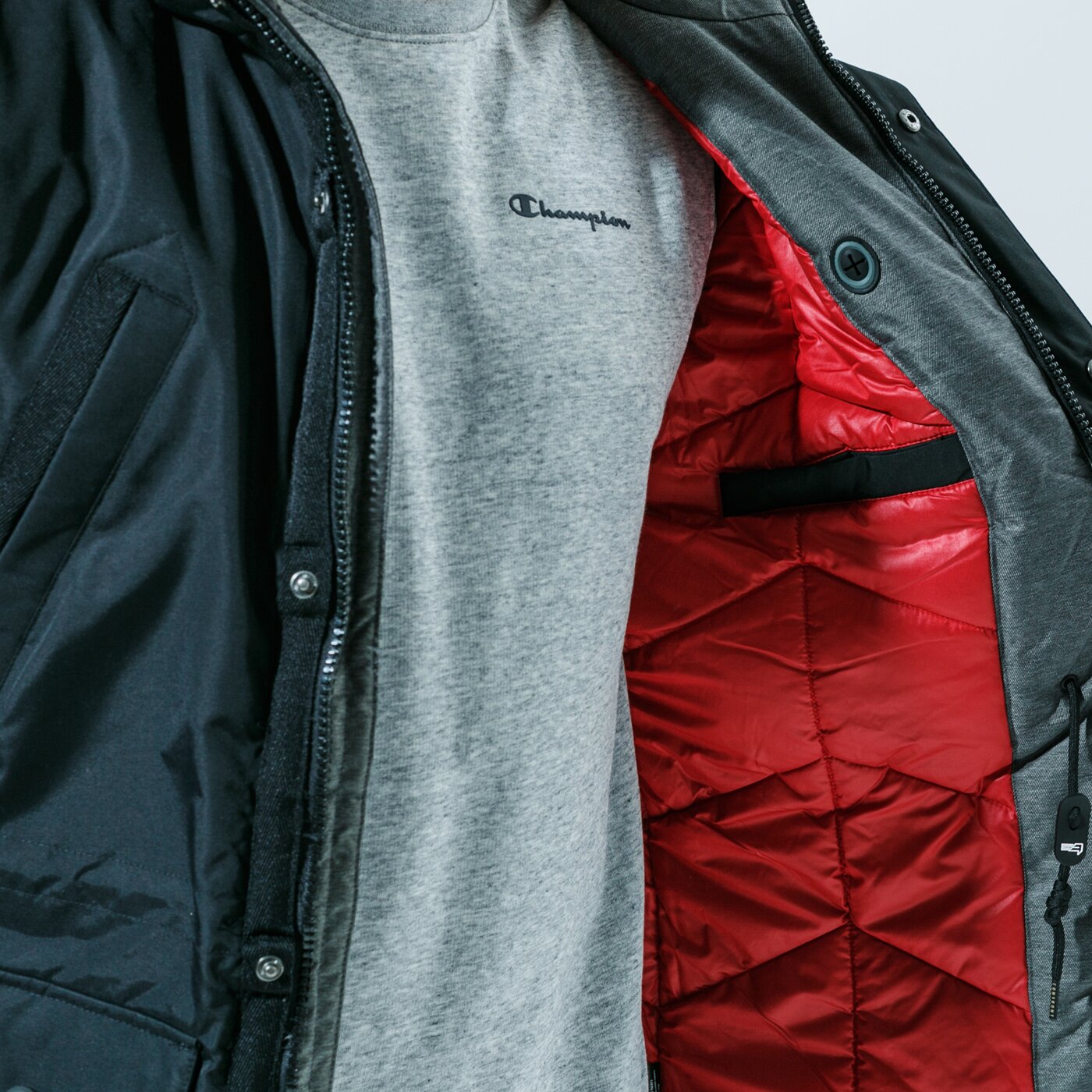 Мъжко зимно яке CONFRONT ЯКЕ ЗИМНО ATTIS JKT cfv320kud01002 цвят черен