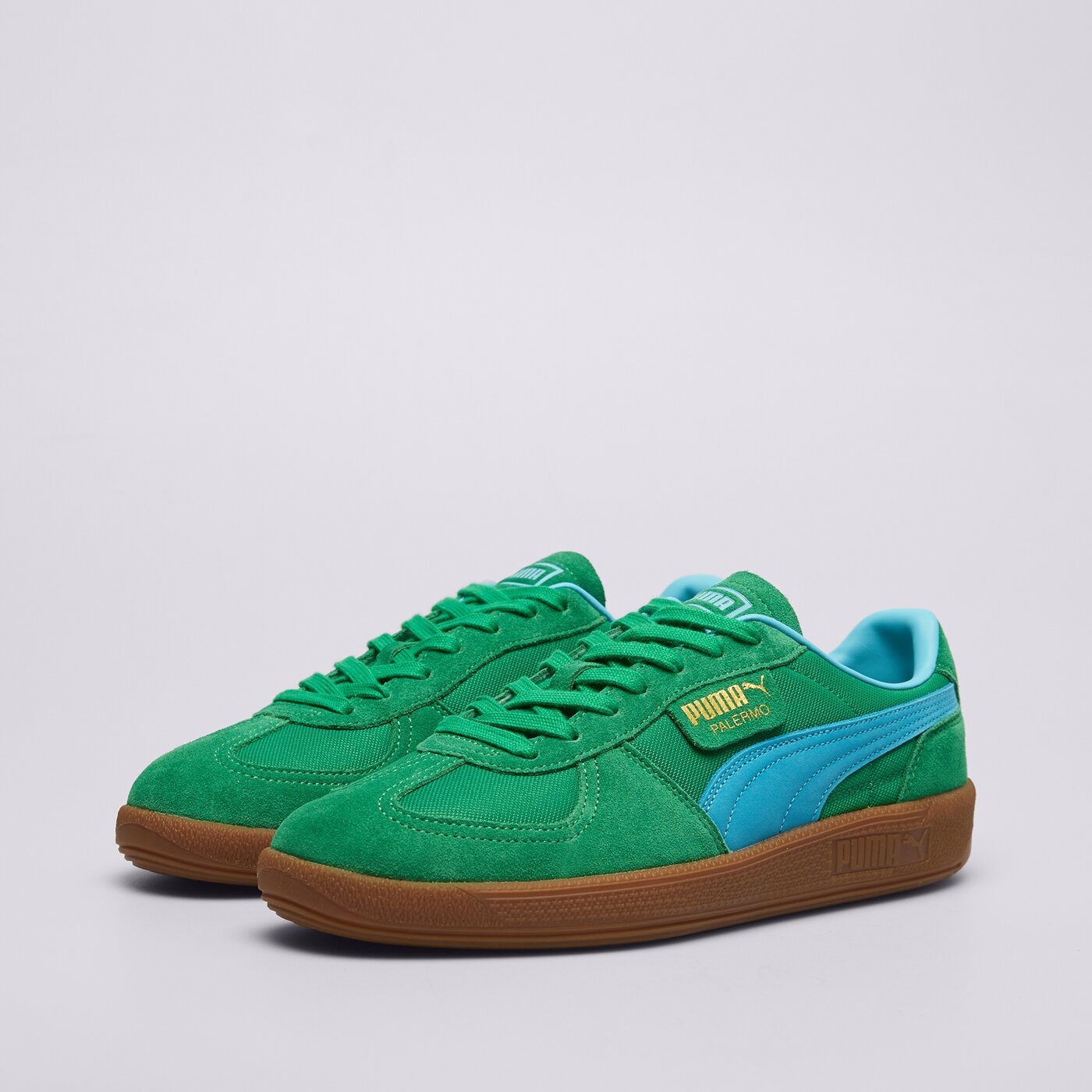 Мъжки маратонки PUMA PALERMO VINTAGE UPDATE 40136401 цвят зелен