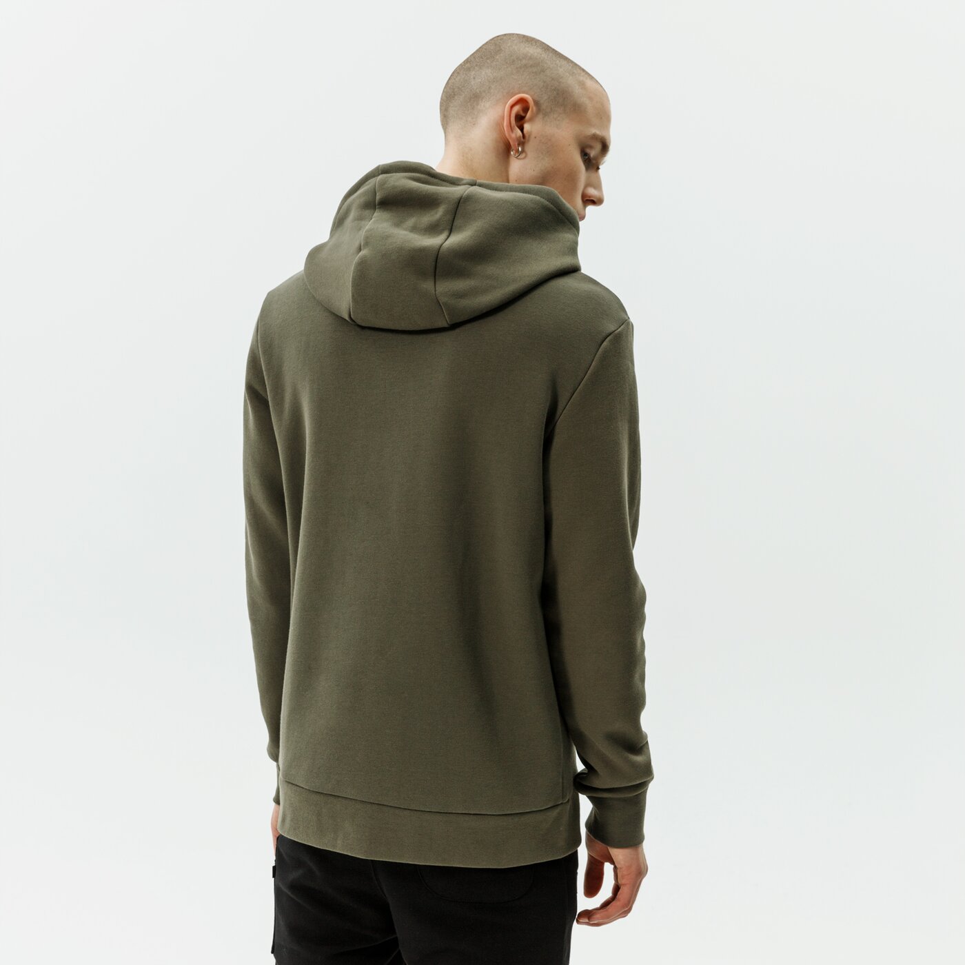 Мъжки суичър CONFRONT СУИТЧЪР С КАЧУЛКА LOGO HOODY КАКИ  cf321blm31001 цвят каки