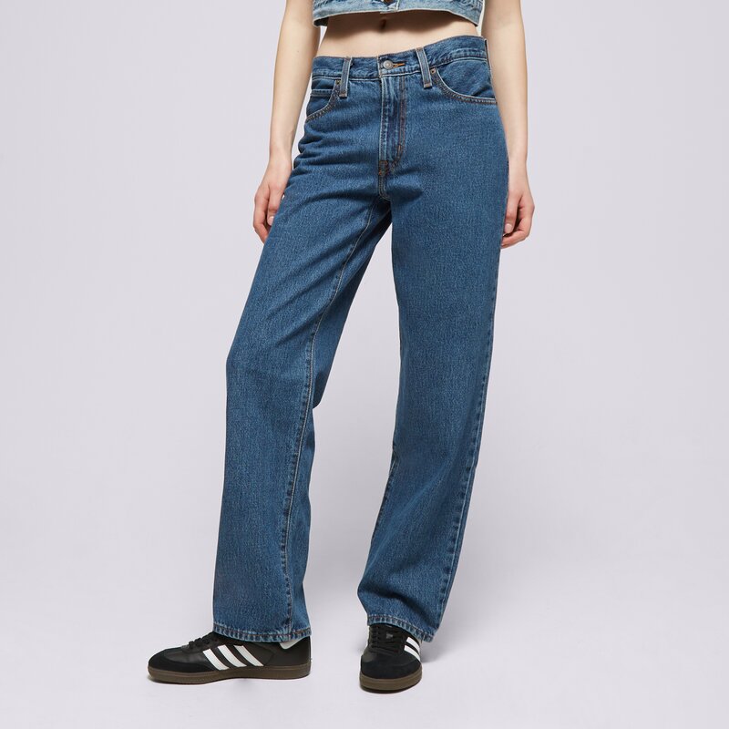 LEVI'S ПАНТАЛОНИ 94 BAGGY MED INDIGO - WORN IN