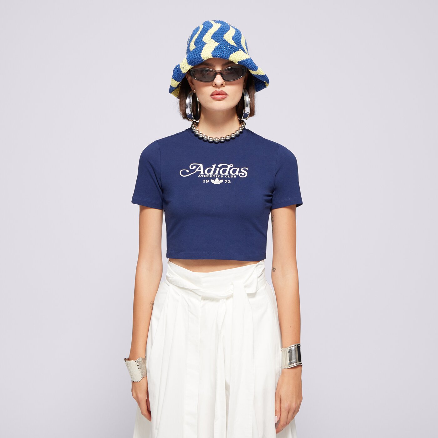 Дамска тениска ADIDAS ТЕНИСКА BABY TEE GRX ix3544 цвят тъмносин