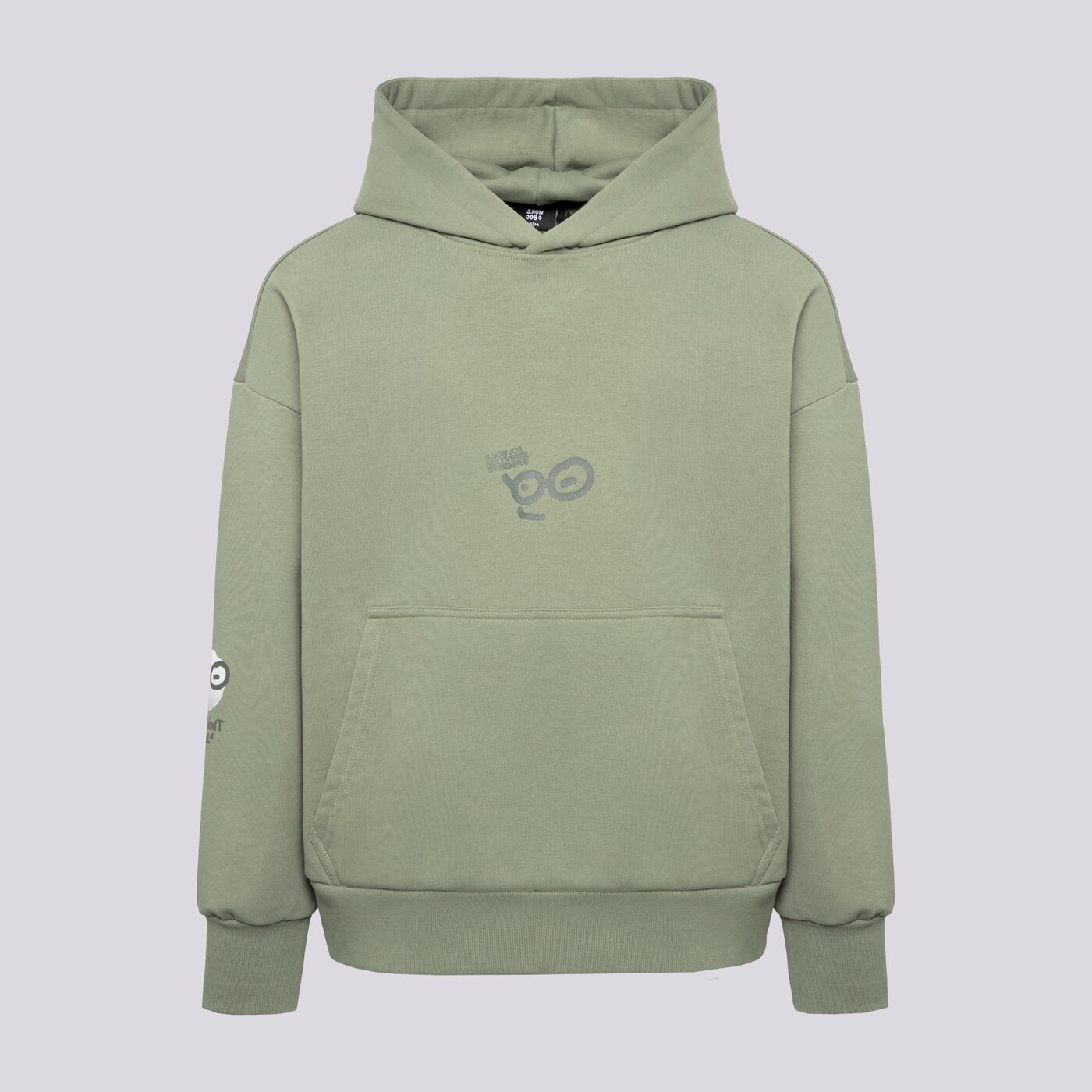 Мъжки суичър S.NOW JOB SIZEER HOODIE “POV” OLIVE si123blu50003 цвят зелен
