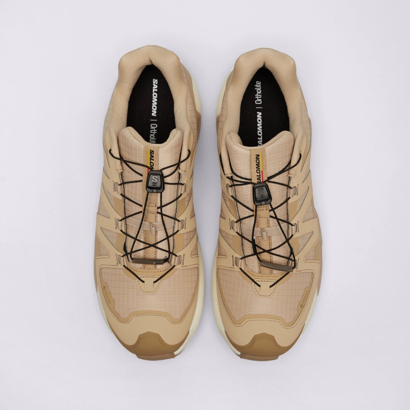 Мъжки туристически обувки SALOMON XC ROAM GTX l49126200 цвят бежов