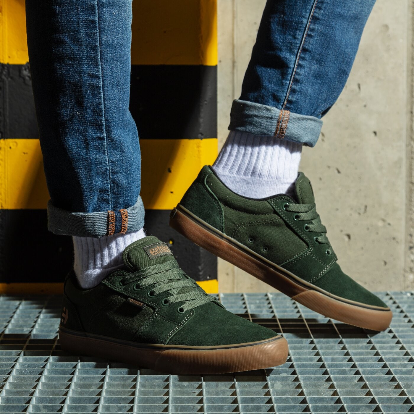 Мъжки маратонки ETNIES BARGE LS 4101000351327 цвят зелен