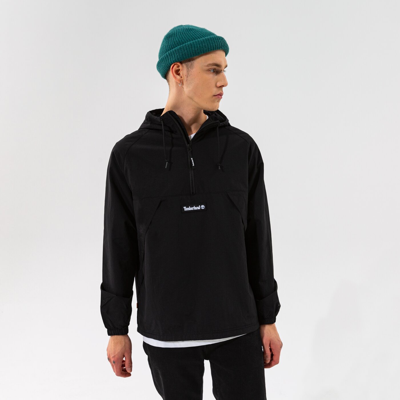 Мъжко преходно яке TIMBERLAND ЯКЕ YC WINDBREAKER PULLOVER JACKET tb0a2buu0011 цвят черен