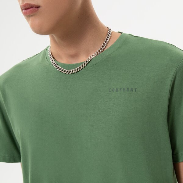 Мъжка тениска CONFRONT ТЕНИСКА CONFRONT BASIC ТЕНИСКА cf322tsm90001 цвят зелен
