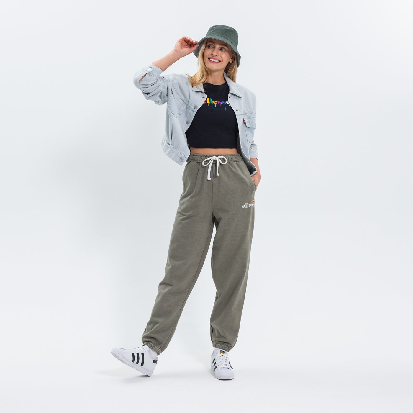 Дамски панталони ELLESSE ПАНТАЛОНИ VELAM JOG PANTS KHA sgk13150506 цвят каки