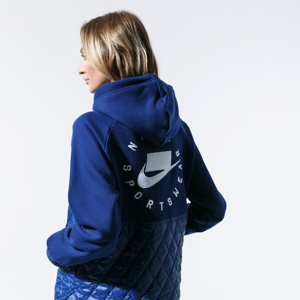 Дамски суичър NIKE СУИТЧЪР С КАЧУЛКА W NSW NSP FLC HOODIE PO QLTD cj6253-492 цвят виолетов