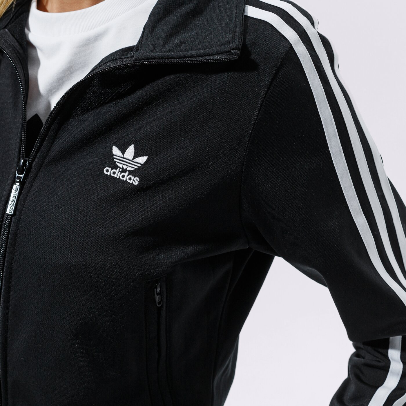 Дамски суичър ADIDAS СУИТЧЪР СЪС ЗАКОПЧАВАНЕ FIREBIRD TT PB gn2817 цвят черен