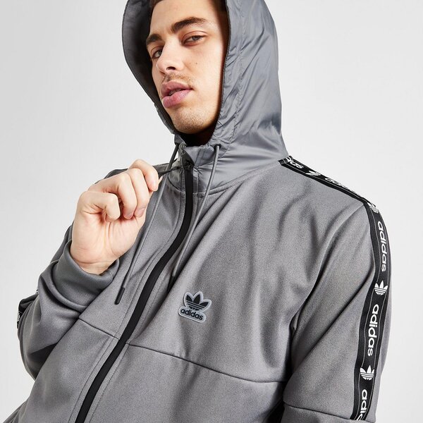 Мъжки суичър ADIDAS СУИТЧЪР EDGE FZ GREY 4 SWEATSHIRT hy1000 цвят сив