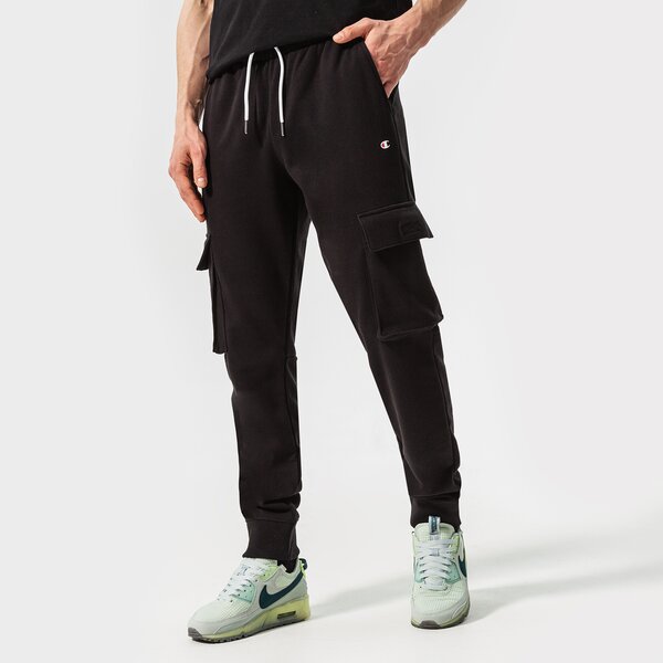 Мъжки панталони CHAMPION ПАНТАЛОНИ RIB CUFF CARGO PANT 217421kk001 цвят черен