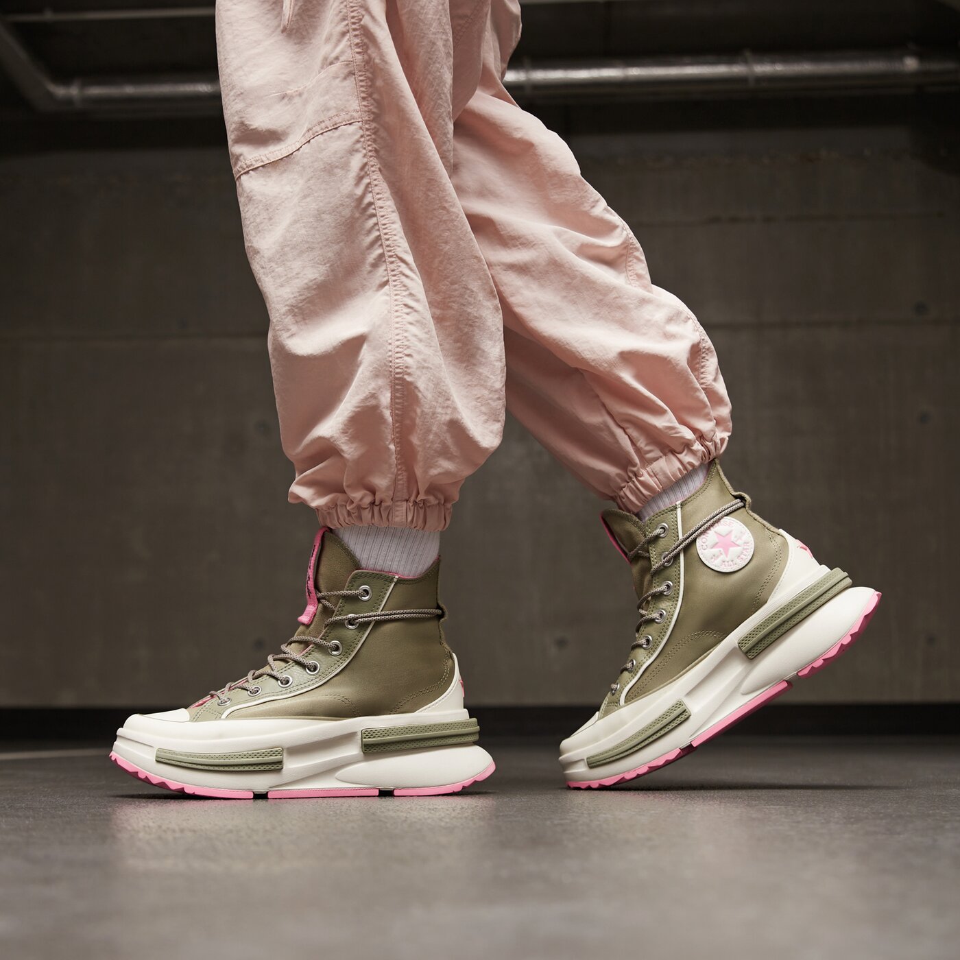 Дамски маратонки CONVERSE RUN STAR LEGACY CX a05499c цвят каки