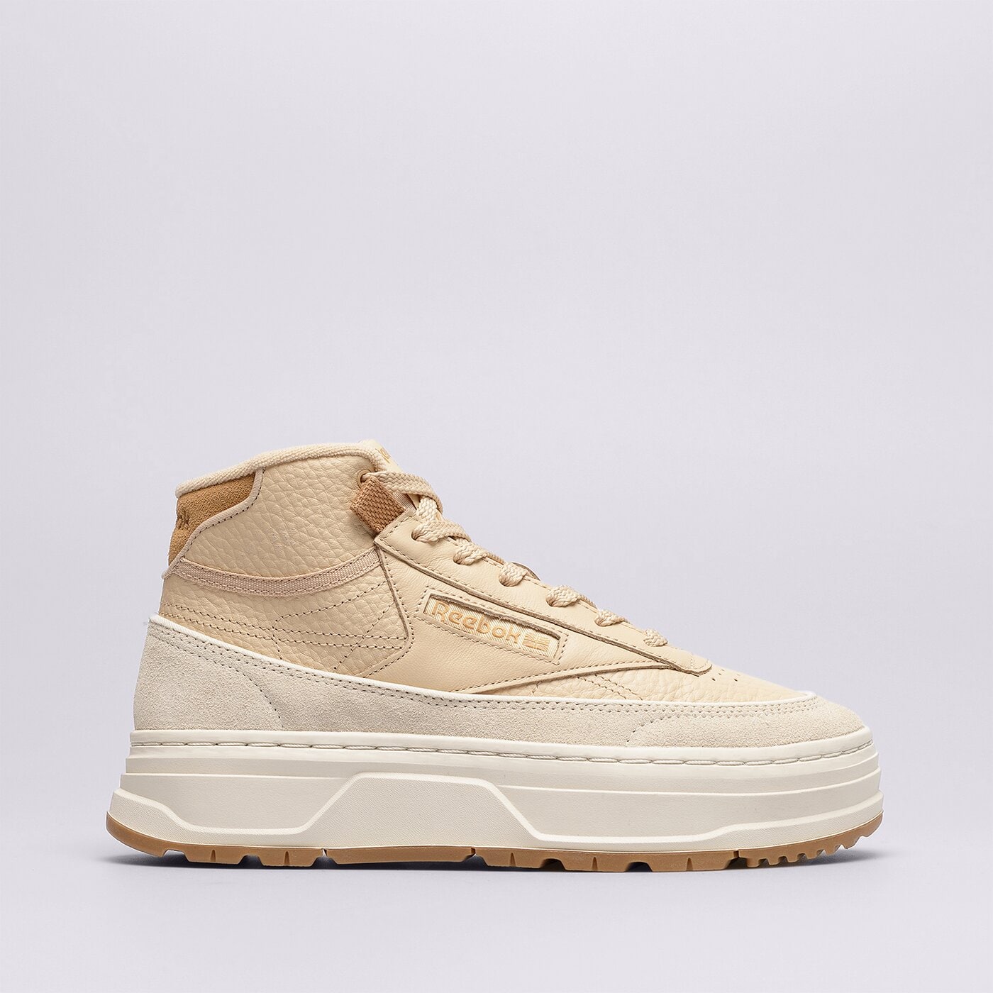 Дамски маратонки REEBOK CLUB C GEO MID gz2159 цвят бежов