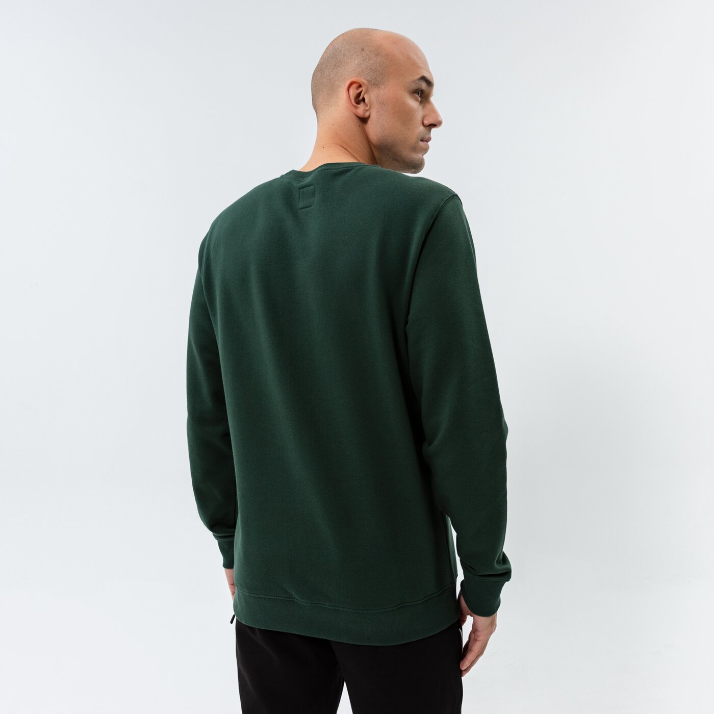 Мъжки суичър VANS СУИТЧЪР MN VANS CLASSIC CREW II vn0a456a4cl цвят зелен