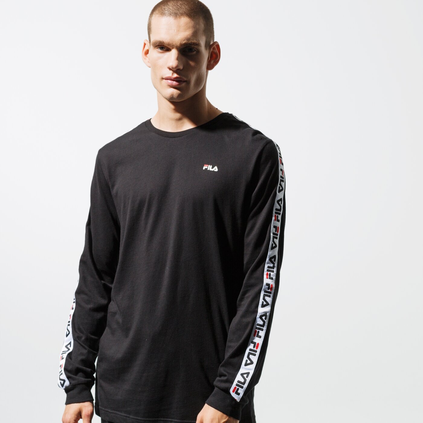 Мъжка тениска FILA ТЕНИСКА LS FABRICE LONG SLEEVE SHIRT 687234002 цвят черен