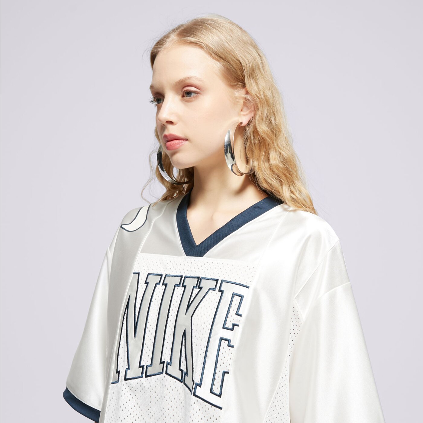 Дамска тениска NIKE ТЕНИСКА W NSW STREET SS GX JRSY ТОП hj0280-133 цвят кремав