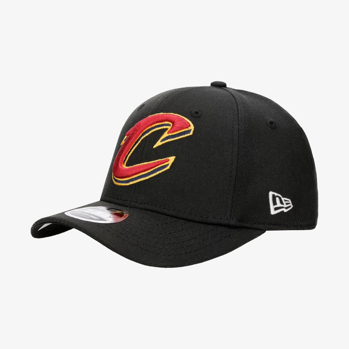Мъжка шапка с козирка NEW ERA ШАПКА STRETCH SNAP CLECAV BLKOTC 950 11871283 цвят черен