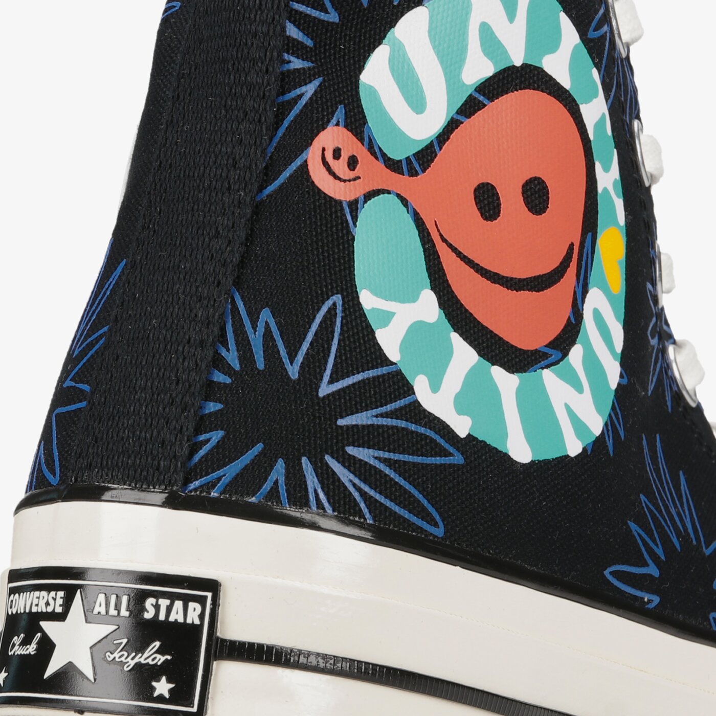 Мъжки маратонки CONVERSE CHUCK 70 UNITY FLORAL PRINT 172824c цвят черен