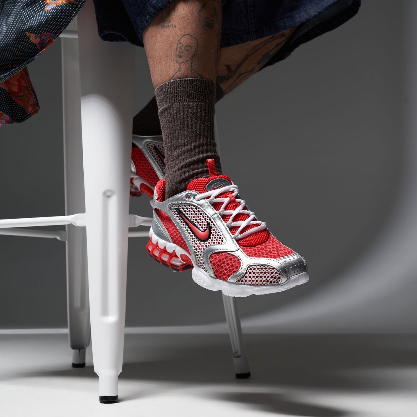 Мъжки маратонки NIKE AIR ZOOM SPIRIDON CAGE 2 cj1288-600 цвят сив