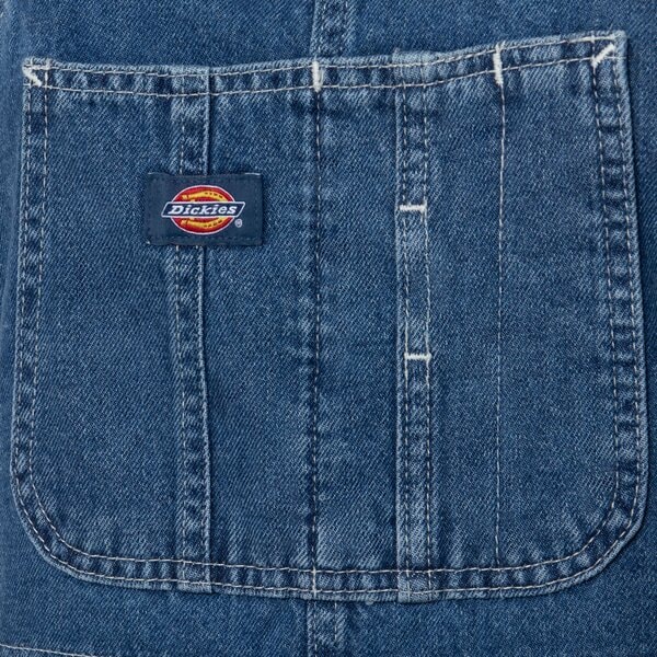 Дамски панталони DICKIES ПАНТАЛОНИ DICKIES CLASSIC DENIM BIB W dk0a4xycclb1 цвят син