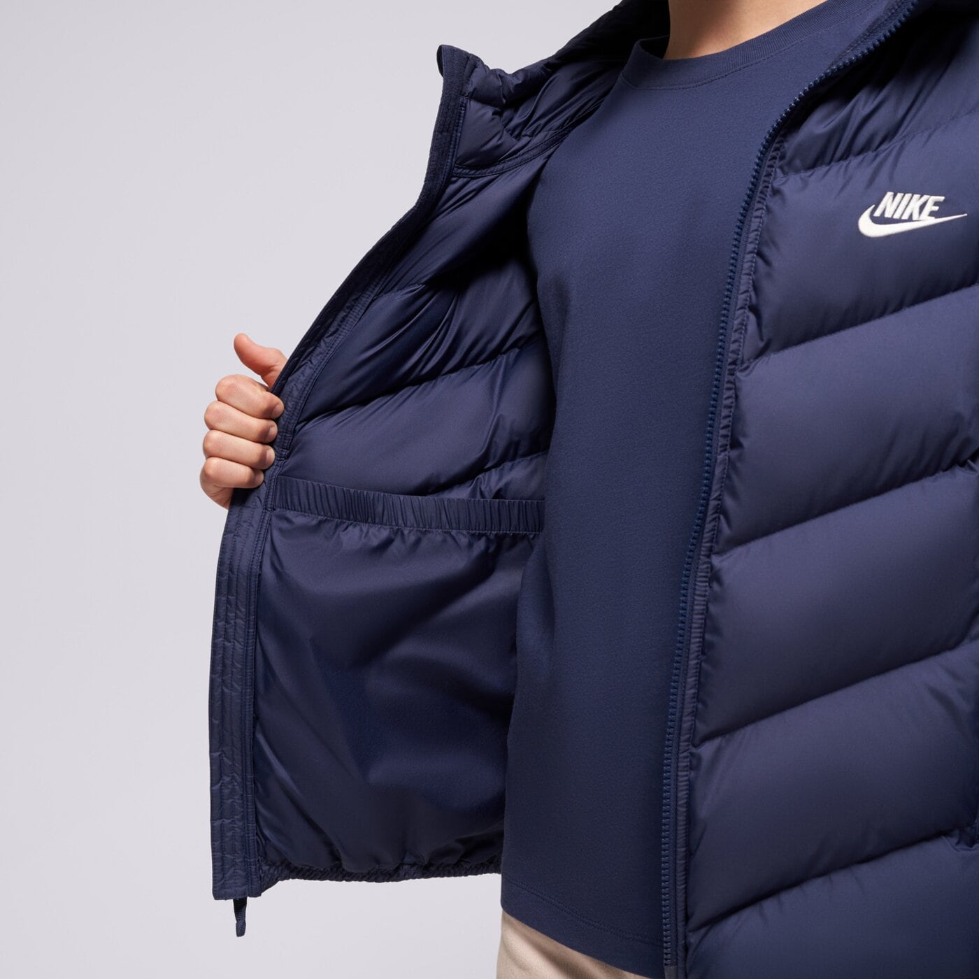 Детска преходно яке NIKE ЯКЕ ПУХЕН K NSW TF ADP PUFFER BOY hq4976-410 цвят тъмносин